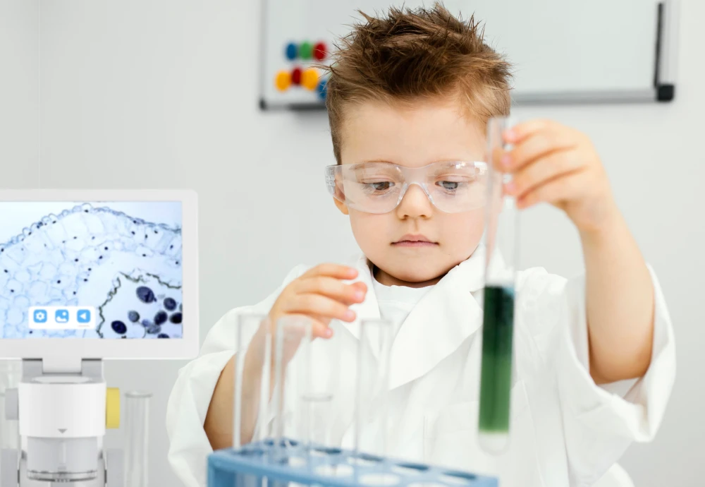 microscope with stand
